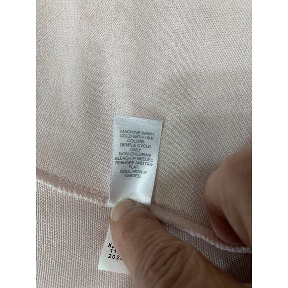 J Jill WEAREVER COLLECTION Pink Open FRONT CARDIGAN SIZE MEDIUM Beachy Resort - Picture 9 of 9
